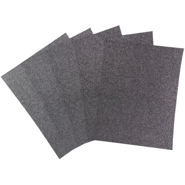 Midnight Masquerade 8.5x11 Diamond Chic Glitter Cardstock 5pk