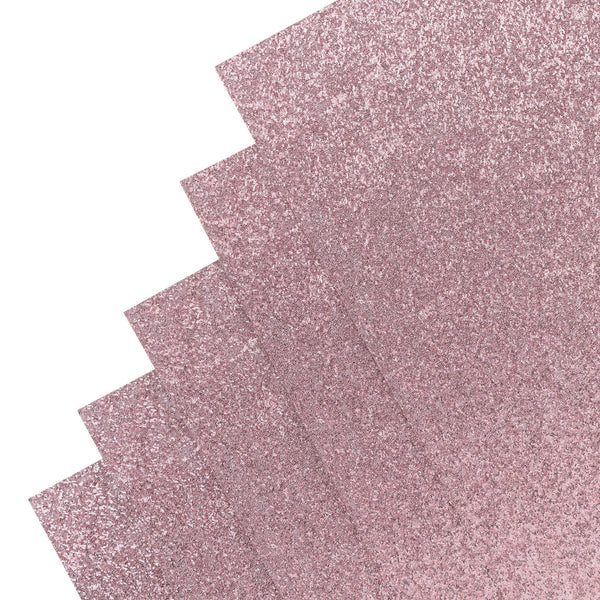Princess Pink 8.5x11 Diamond Chic Glitter Cardstock 5pk