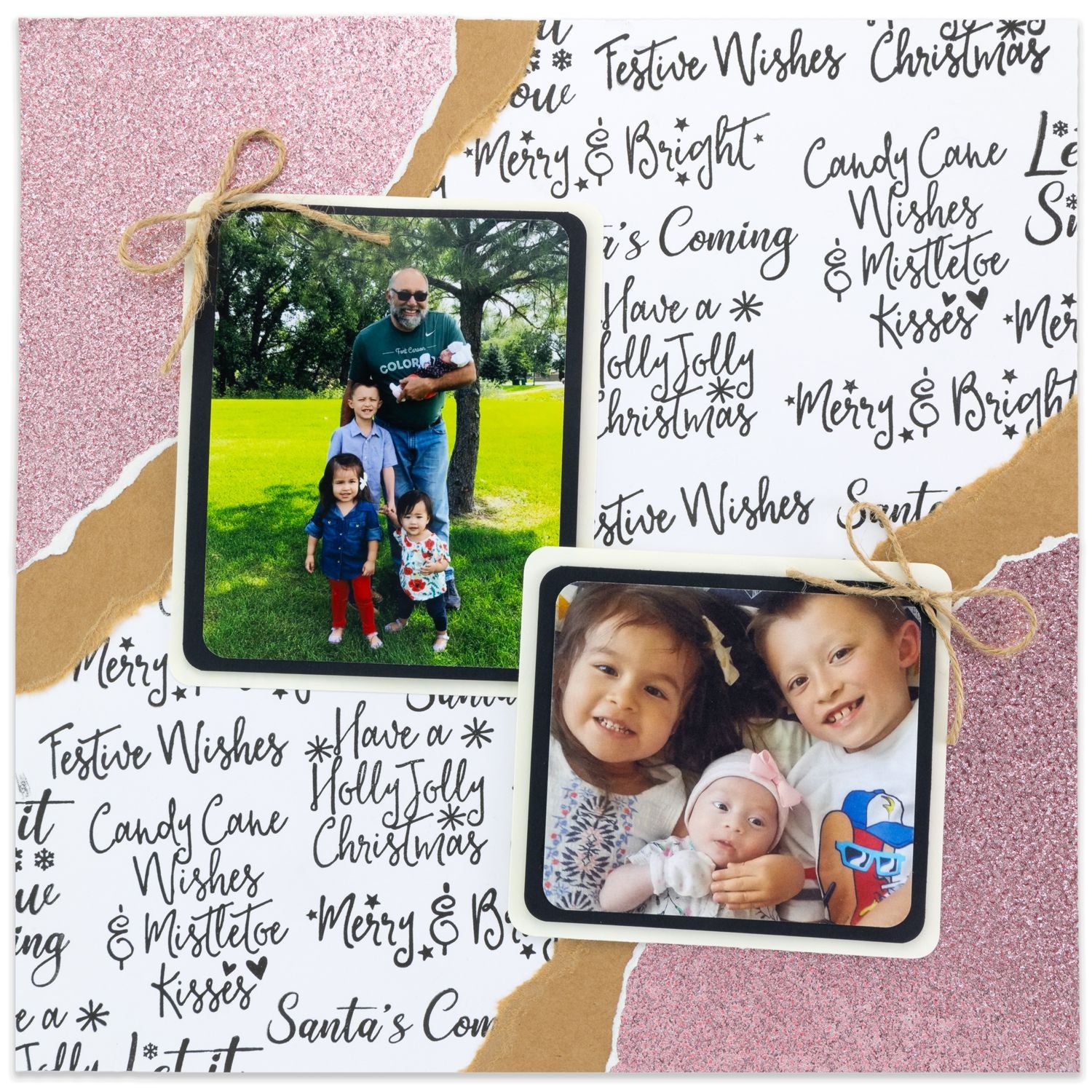 Princess Pink 8.5x11 Diamond Chic Glitter Cardstock 5pk