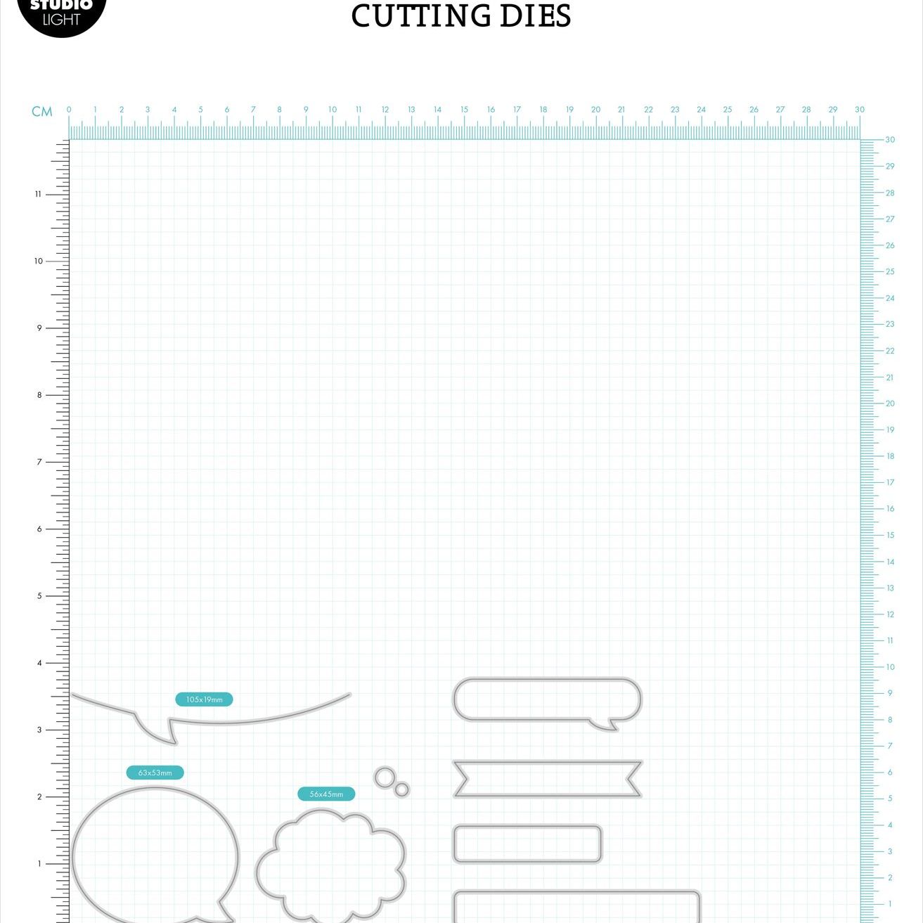 Speech & Text Essentials Die Set