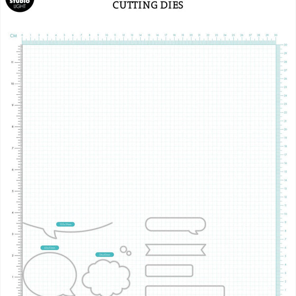 Speech & Text Essentials Die Set