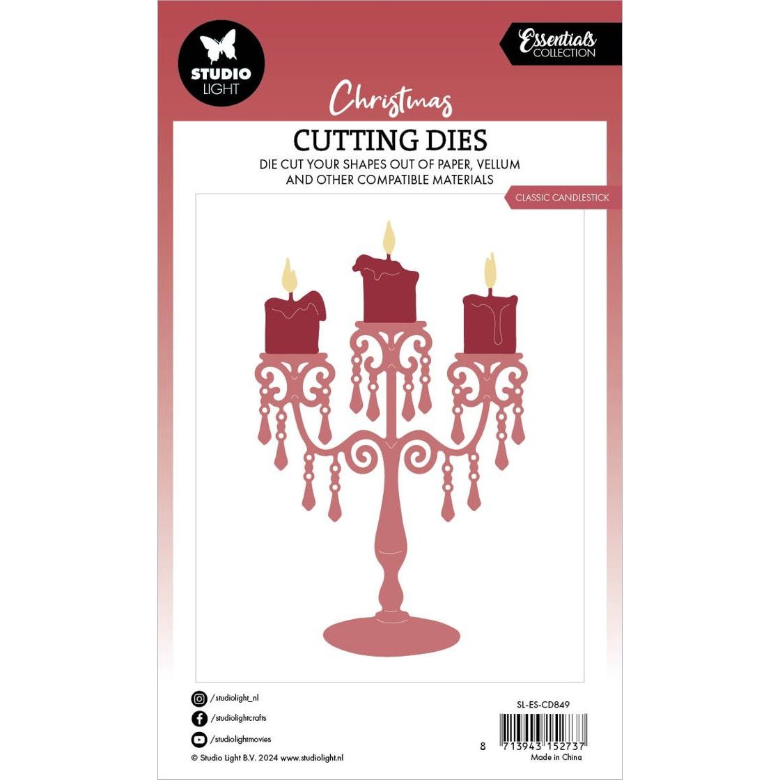 Classic Candlestick Die Set No. 849