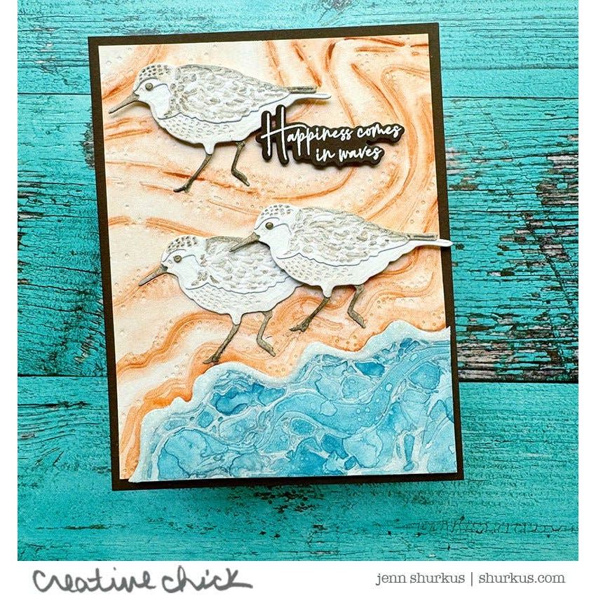 Beach Break 6x6 Coordinating Stencils
