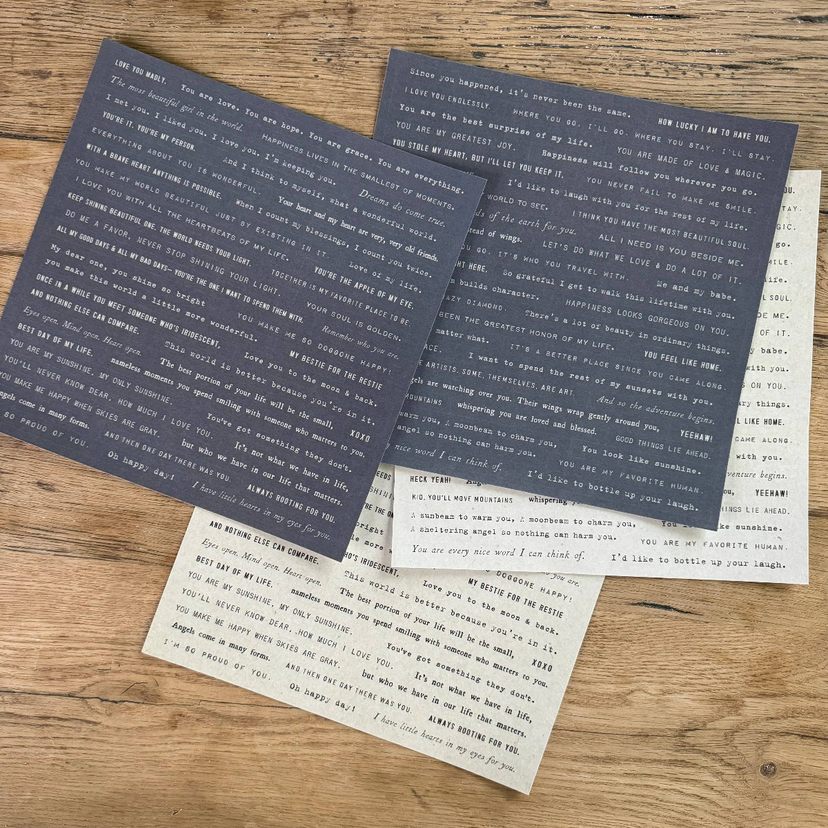 Sentiment Stickers 4pk