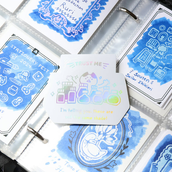 Not the Same Shade! Holographic Vinyl Sticker