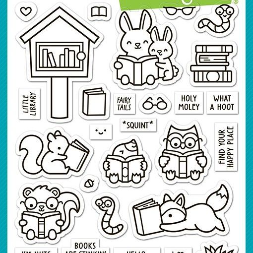 Little Woodland Library Stamp / Die