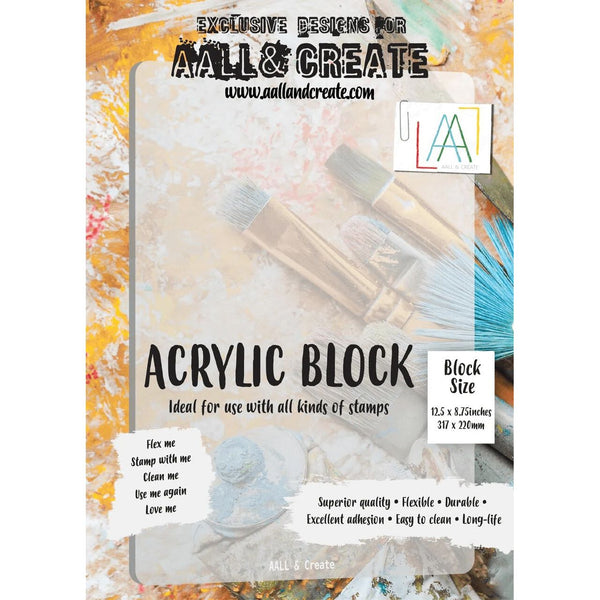 Acrylic A4 Stamping Block