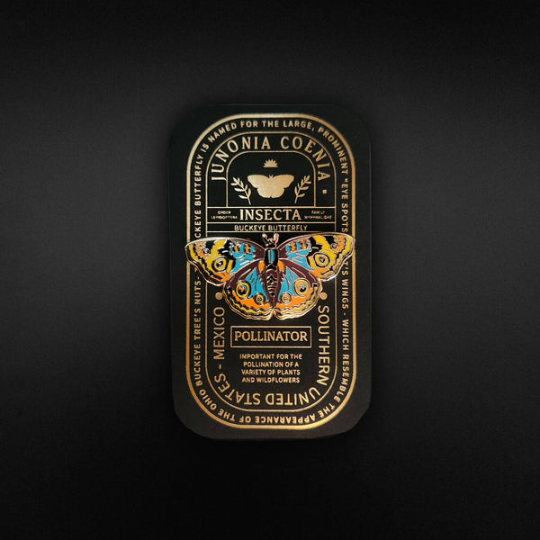 {coming soon!} Buckeye Butterfly Educational Insect Enamel Pin
