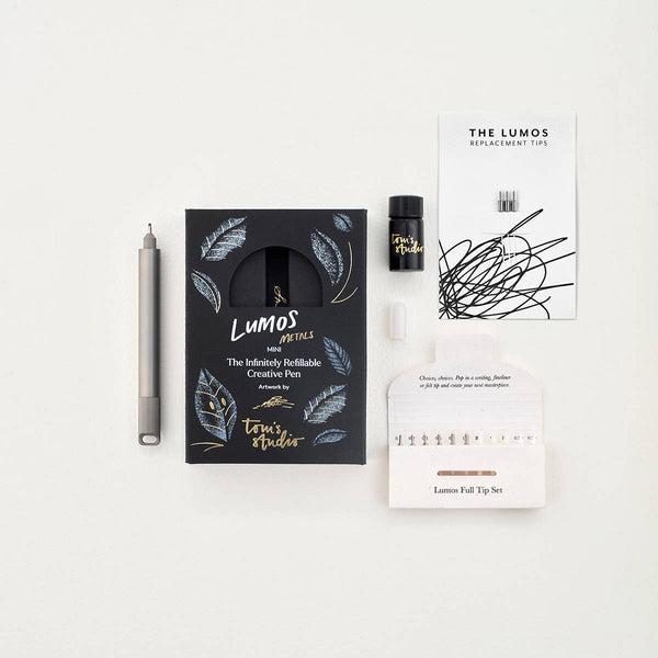 Titanium Lumos Refillable Multifunction Pen