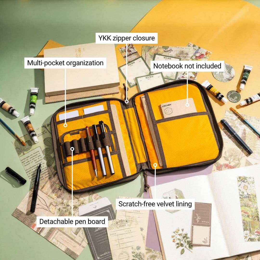 Daily Folio A5 Travel Journal w/ Pen Board