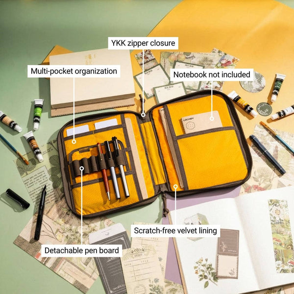 Daily Folio A5 Travel Journal w/ Pen Board