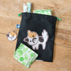 Cucumber Cat Drawstring Pouch Bag