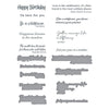 Through the Meadow Sentiments Press Plate + Die Set
