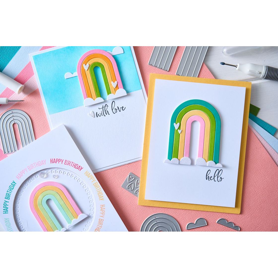 Rainbow Arches Thinlits Die Set | Catherine Pooler