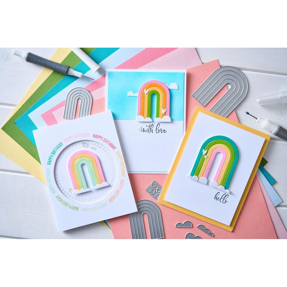 Rainbow Arches Thinlits Die Set | Catherine Pooler