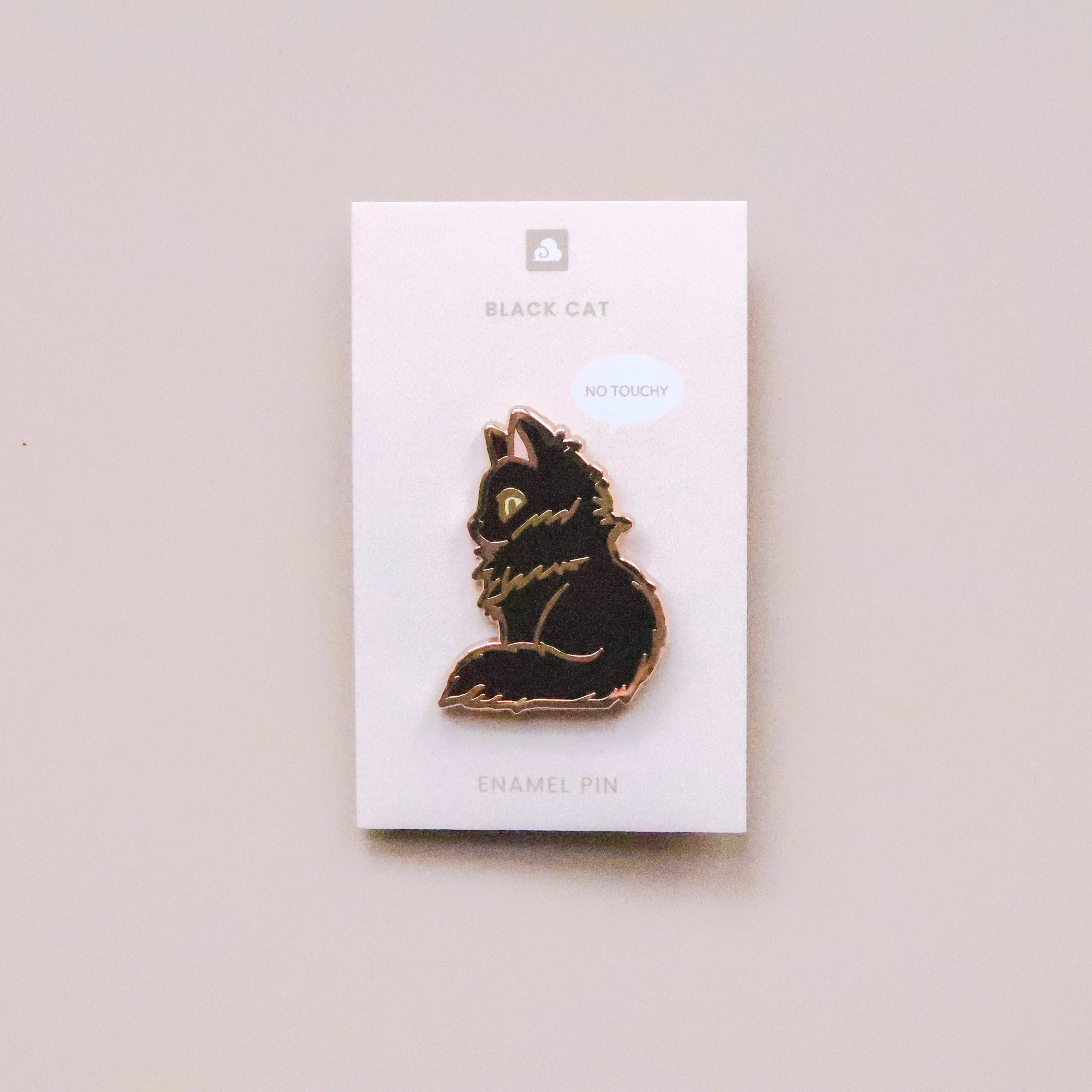 Black Cat Enamel Pin