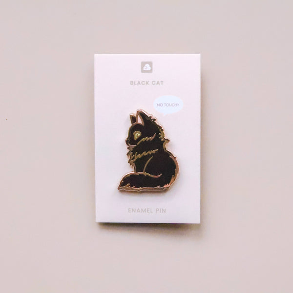 Black Cat Enamel Pin