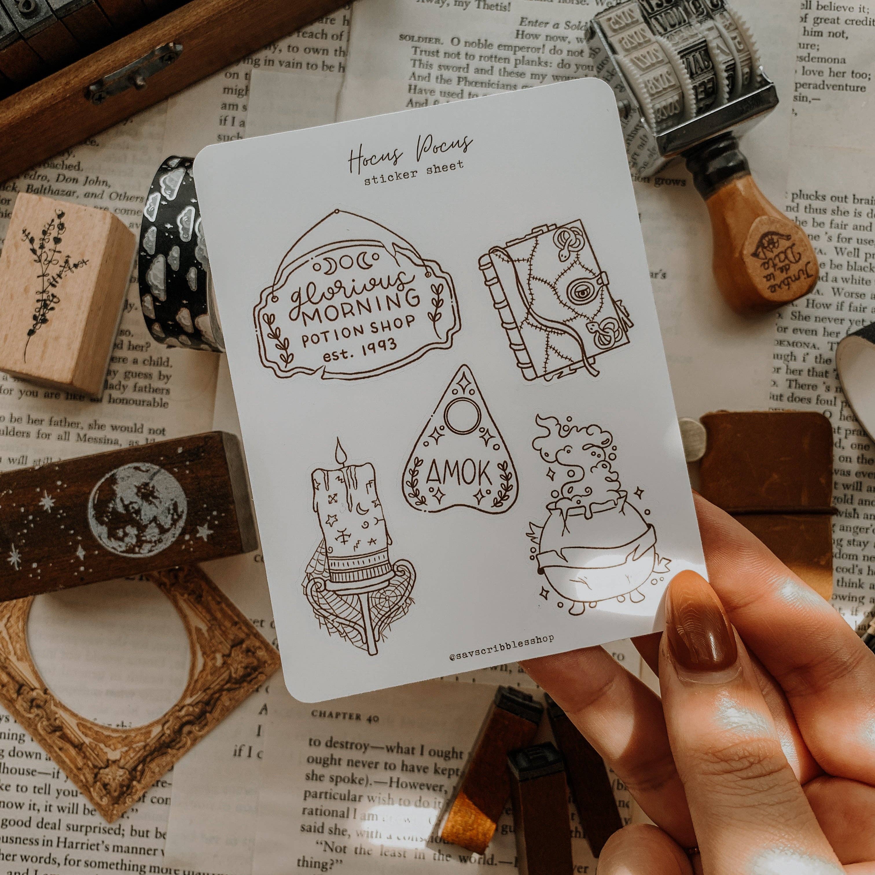 Hocus Pocus Sticker Sheet