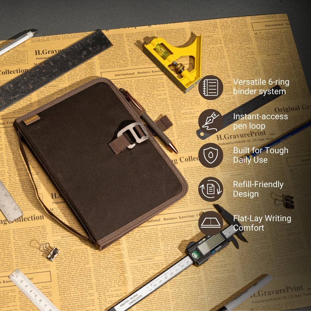 Field Binder 6-Ring A5 Travel Journal