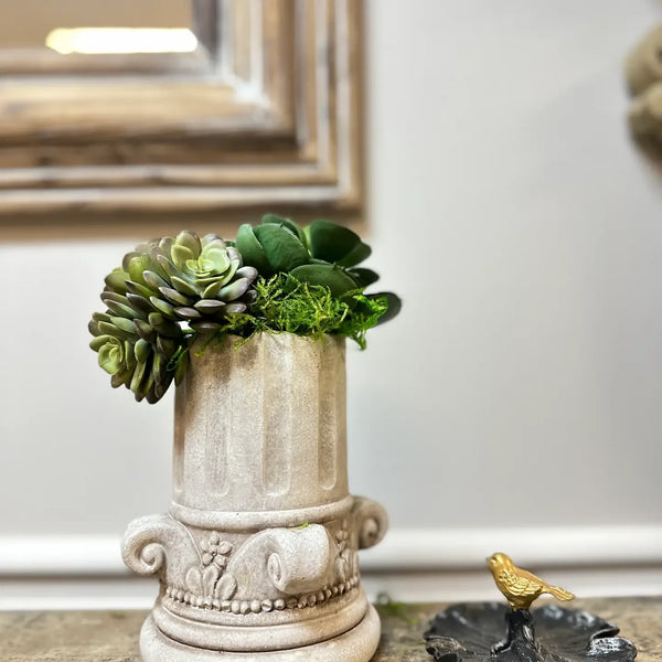 Column Cement Planter