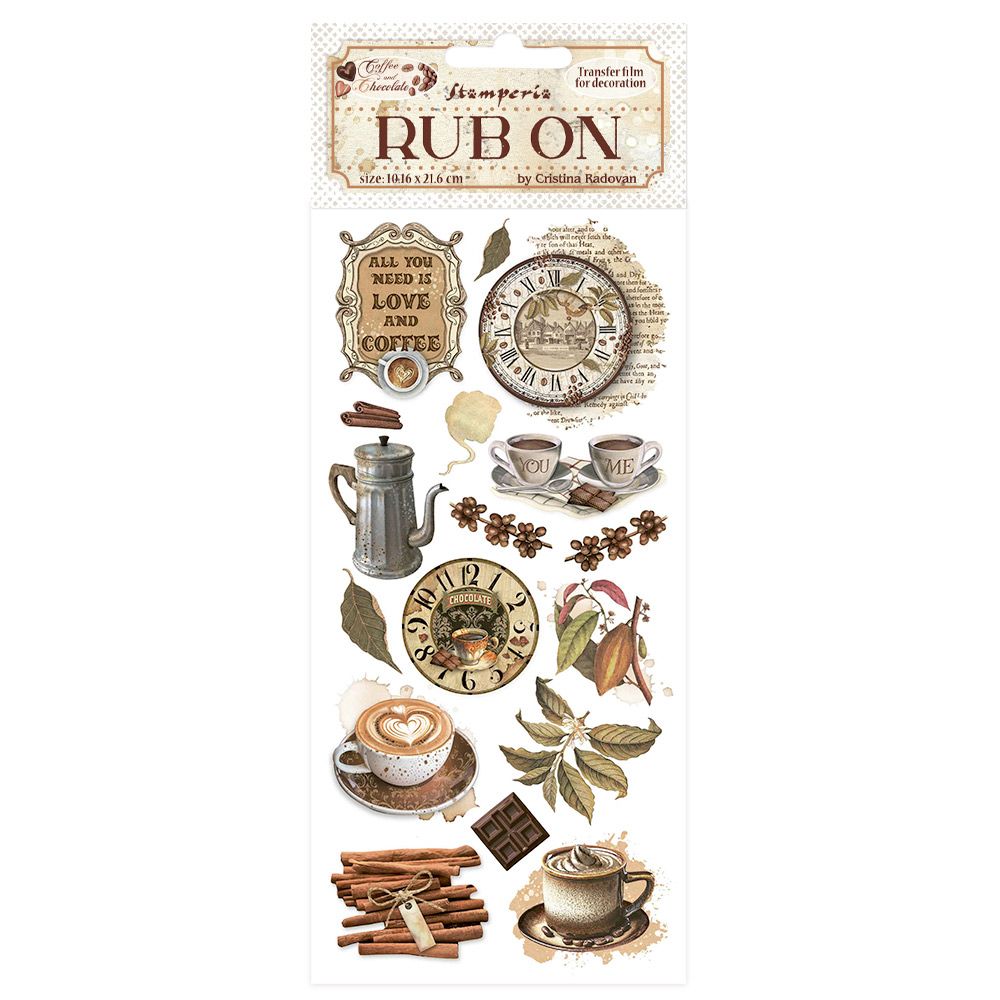 All You Need Is Love and Coffee Rub Ons | Coffee and Chocolate