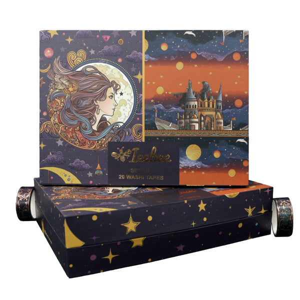Golden Magic 29-Roll Washi Tape Set