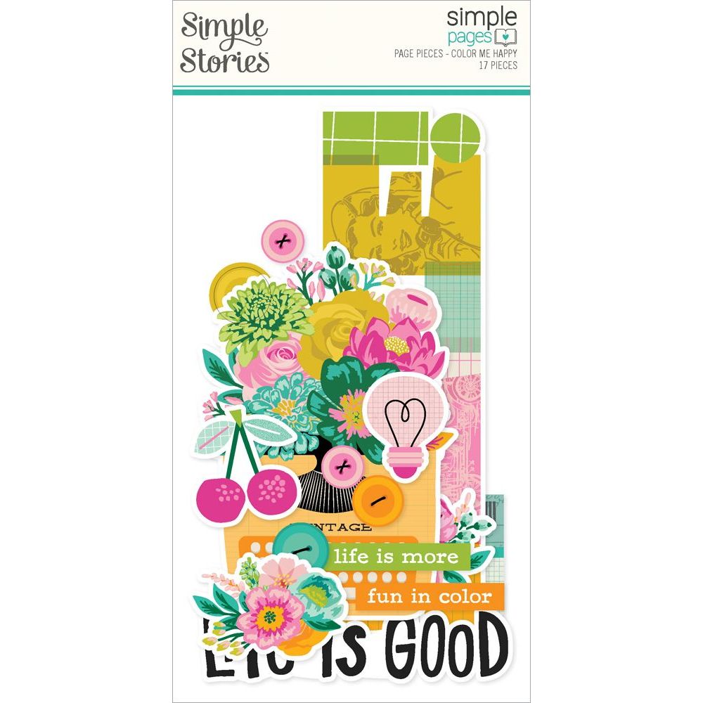 Color Me Happy Simple Page Pieces