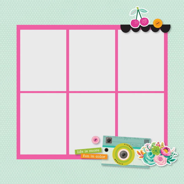 Color Me Happy Simple Page Pieces