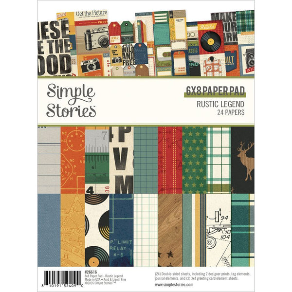 Rustic Legend 6x8 Paper Pad