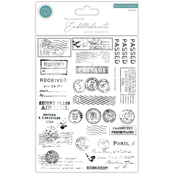 Postmark Rub-on Transfers | The Collector