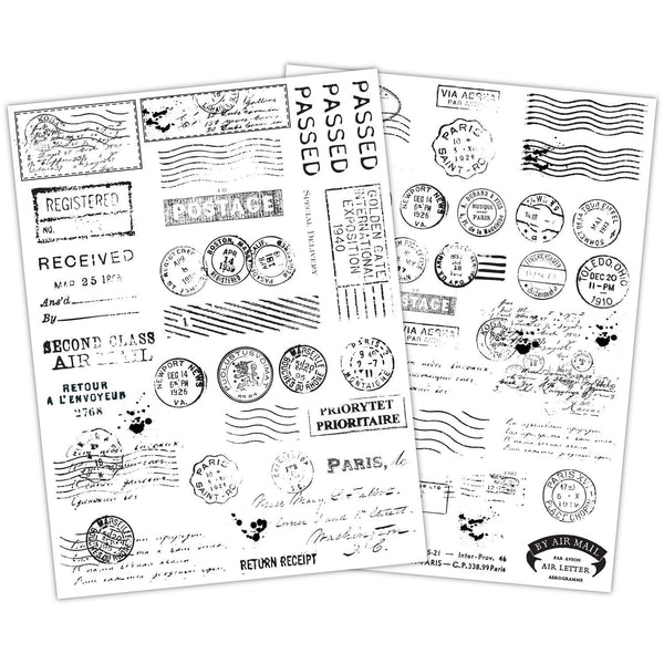 Postmark Rub-on Transfers | The Collector