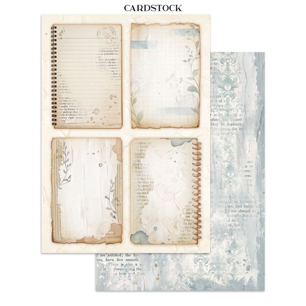 Secret Diary Junk Journal Book | Backgrounds, Stickers, and Cut-outs