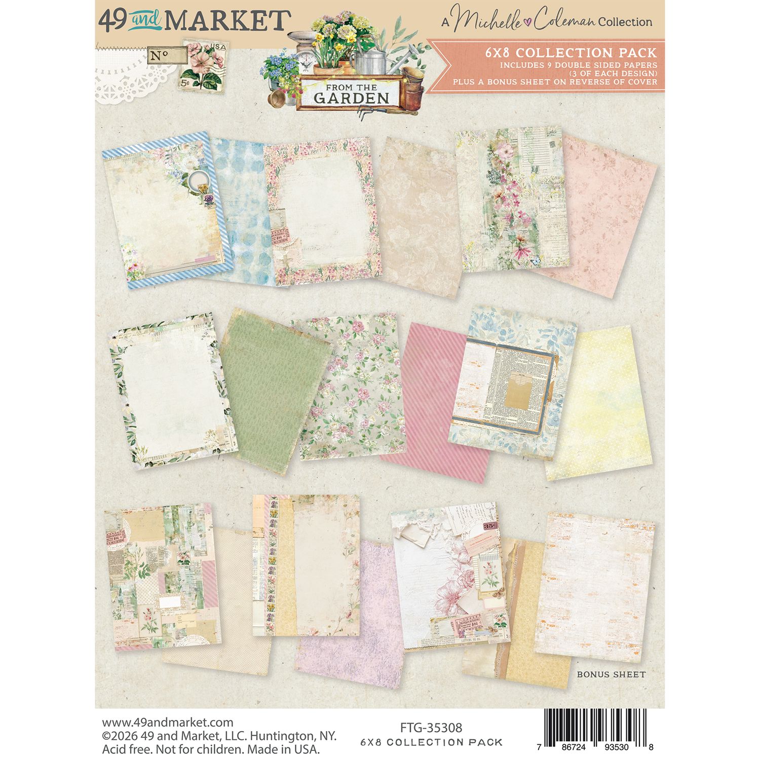 From the Garden 6x8 Collection Pack