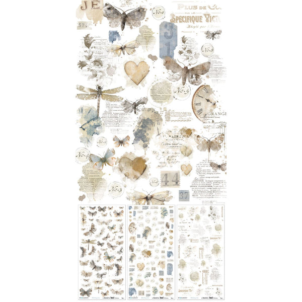 Faded Memory Lane 6x12 Blendable Rub-on Transfers