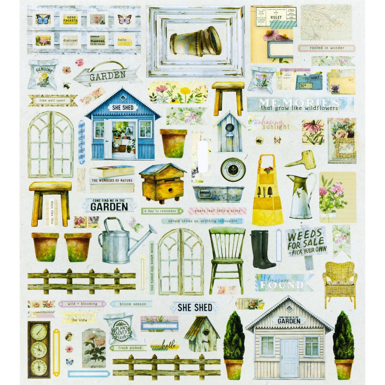 From the Garden Ephemera Set