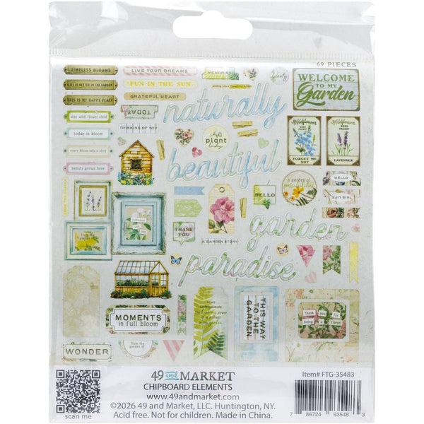 From the Garden Chipboard Set