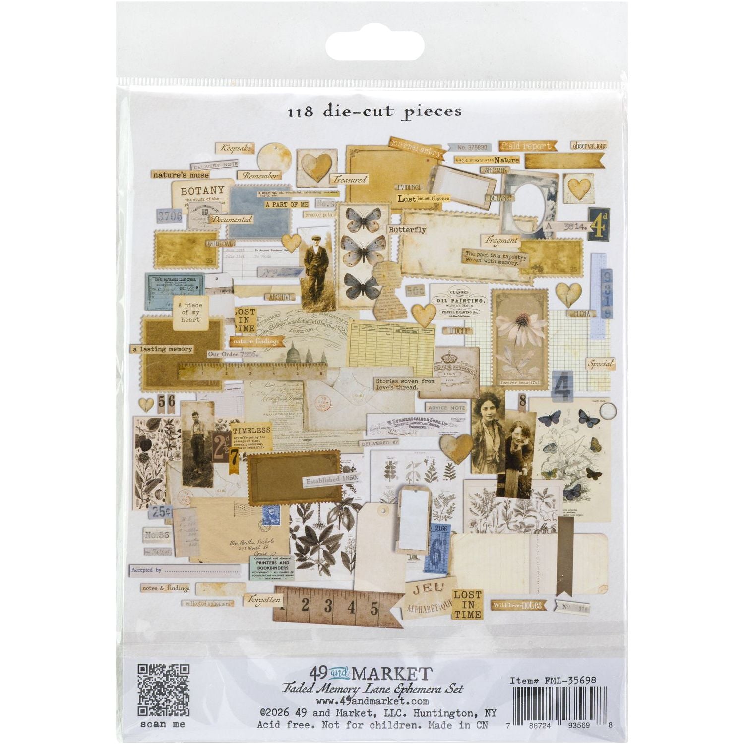 Faded Memory Lane Ephemera Set