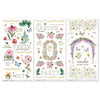 From the Garden 6x12 Blendable Rub-on Transfers
