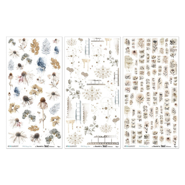 Faded Memory Lane 6x12 Essential Rub-on Transfers