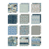 Palette Collection: Blue | Double-Sided Cardstock Paper Pack | idea-ology
