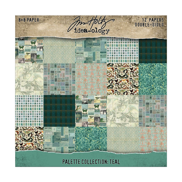 {coming soon!} Palette Collection: Teal | 8x8 Double-Sided Cardstock Paper Pack | idea-ology