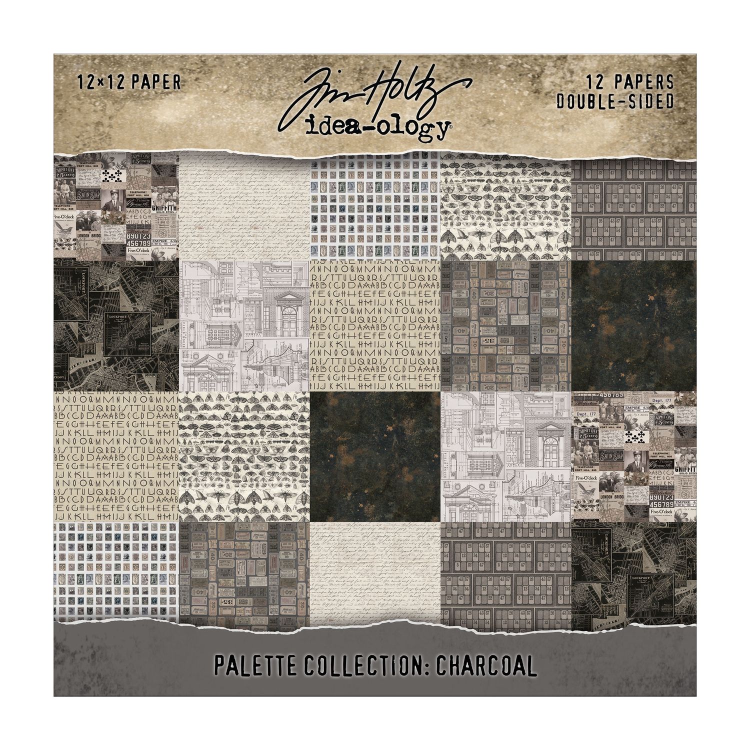 {coming soon: eta July} Palette Collection: Charcoal | Double-Sided Cardstock Paper Pack | idea-ology