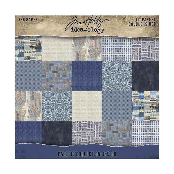 {coming soon!} Palette Collection: Indigo | 8x8 Double-Sided Cardstock Paper Pack | idea-ology
