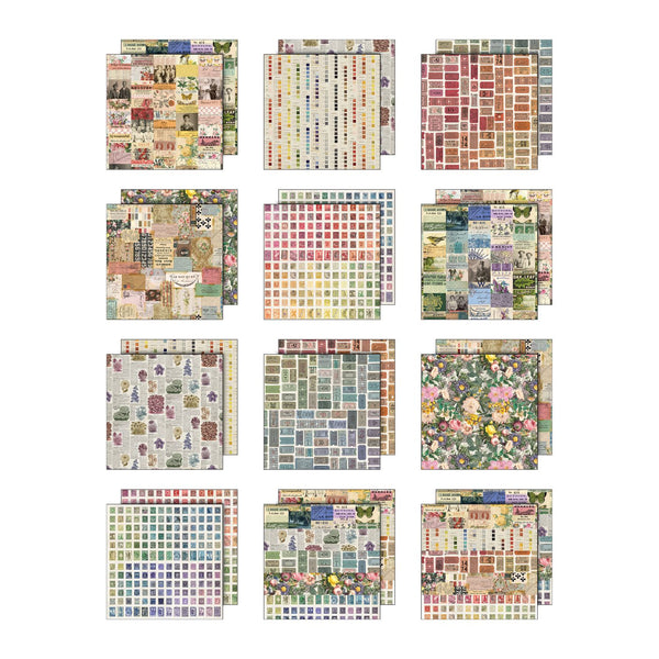 {coming soon!} Palette Collection: Multi/Rainbow | 8x8 Double-Sided Cardstock Paper Pack | idea-ology