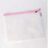 Clear Vinyl Reinforced Mesh Zippered Craft Bags
