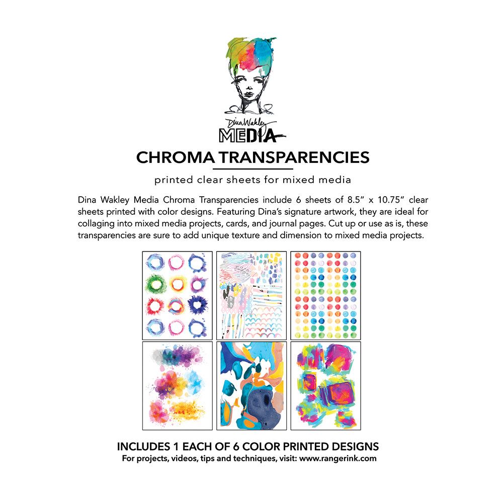 Painted Elements Chroma Transparencies | Dina Wakley
