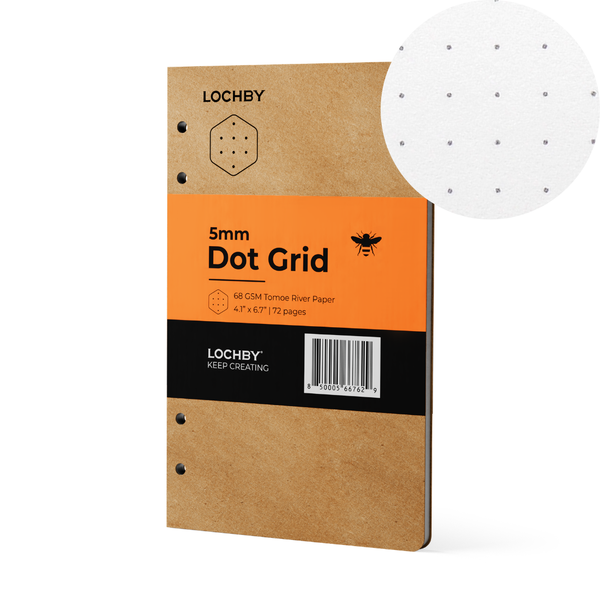 {coming soon!} Dot Grid A6 Tomoe River Field Binder Refill