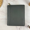 Pacific Green Leather Zippered 12-Pen Case