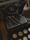 French Black Vintage Nib Earrings