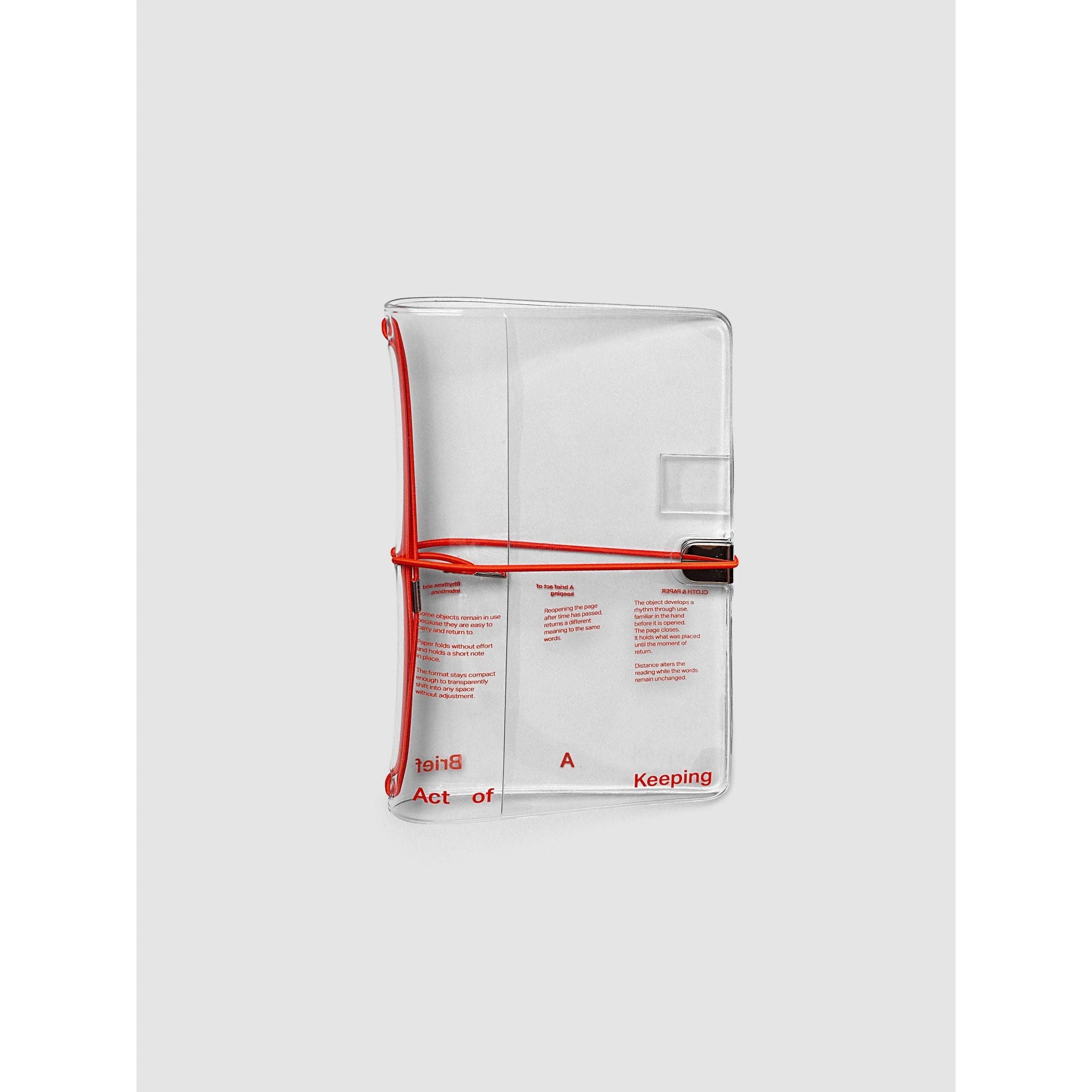{coming soon!} Act of Keeping Clear Vinyl Travel Notebook Cover